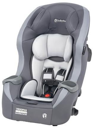Baby Trend Trooper™ Slim 3-in-1 Convertible Car Seat, Dash Grey – Slim Fit, 3-in-1 Growth Modes, Lightweight Design, Adjustable Comfort Padding