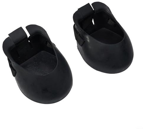 Hufstiefel aus Gummi, rutschfest, schützende Schuhüberzüge für Wundversorgung und Wiederherstellung von Verletzungen, langlebiger Hufschutz für Outdoor-Reitsport (XL)