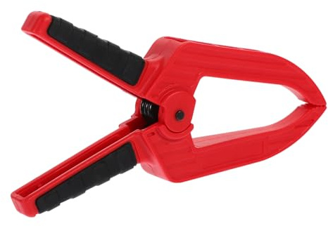 TEHAUX Heavy Duty Spring Clamps Wide Mouth Quick-Release Ratcheting Carpentry Clips for Woodworking Crafts Photography Backdrop Stand with Ergonomic Grip and Portable Design
