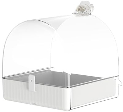 Generico Salle de bain multifonction | Bassin pour animaux domestiques et pour cages | Convient pour les pigeons, les perroquets, les aras, les moineaux, les perruches, les perruches | Idéal pour le