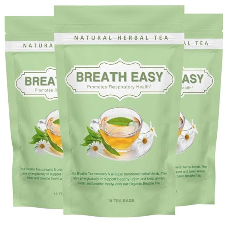 Mezcla De Té De Hierbas De Verbena De Limón Y Stevia Con Hierba De Limón, 15 Bolsas Envueltas Individualmente For Un Refresco Diario(3pcs)