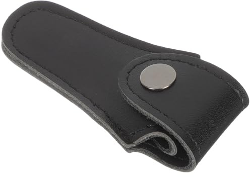 RUNROTOO French Horn Storage Pouch PU Black Protective Multipurpose Mouthpiece Case Designed for Brass Instrument Transport