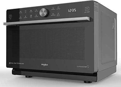 Whirlpool MWP 3391 SB Encimera - Microondas (Encimera, Microondas combinado, 33 L, 1000 W, Giratorio, Tocar, Negro, Plata)