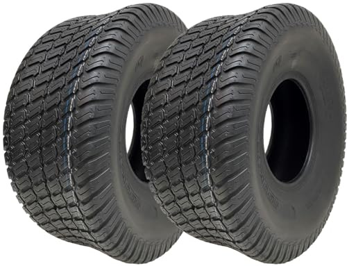Parnells Wanda P332 Lot de 2 pneus pour tondeuse à gazon 4 couches Multi, 20 x 8.00-8