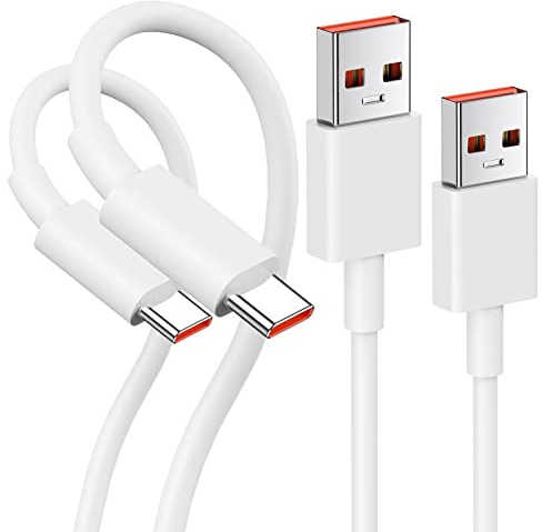 Cable USB C para Xiaomi Redmi Note 15 14 13 Pro 12S 11S para POCO X8 Pro X7 | Carga Rápida 120W 6A USB a USB C Cable 1M,67W Carga Cable Tipo C para Xiaomi 17 Ultra 5G 15 14T 13 Lite POCO C75 C85 Pad 8 7