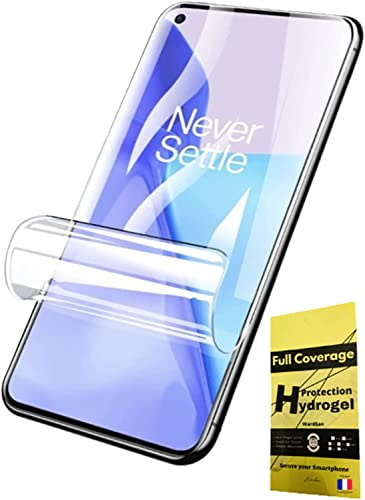 WardSan [2 piezas para ONEPLUS 7 PRO 5G - 6.67 - Protectores de pantalla de hidrogel 3D con soporte para teléfono dedo para Selfie | Antichoque | Compatible con carcasas TPU | Película protectora TPU