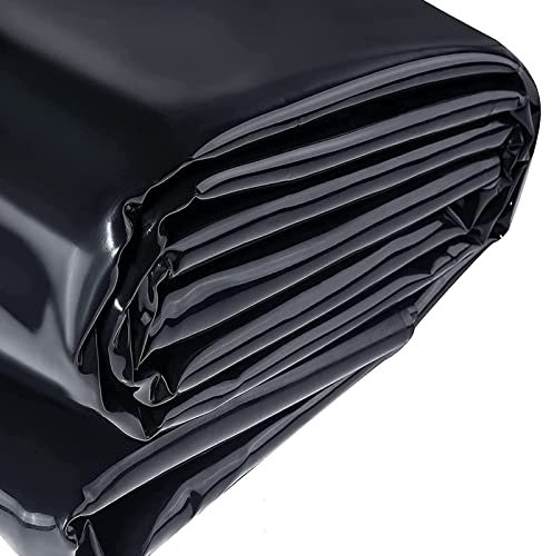 KUBAOS Wasserdicht Teichfolie 8x10m Schwarz Flexible Membran Hdpe Teichfolien für Fischteiche, Bachläufe, Springbrunnen und Wassergarten (Color : Black, Size : 2.5x2.5m)