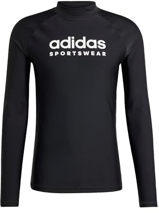 adidas För Män Long Sleeve Rash Guard, Black, M