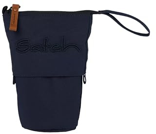 Satch Pencil Slider Federmäppchen Stiftehalter zum Stehen 3 Innenfächer Geheimfach Recycelte Materialien