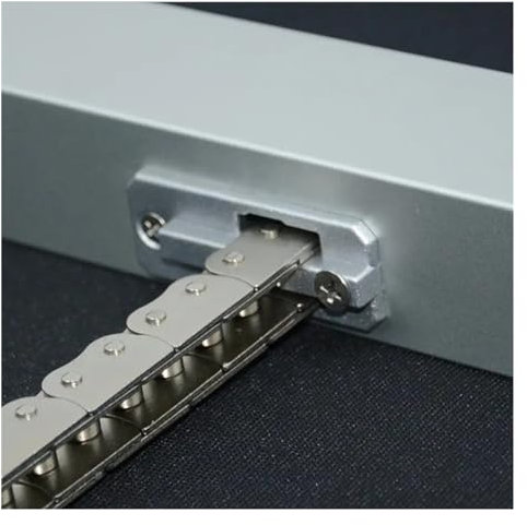 Schiebetor-Bausatz 220VAC Stromeingang, 3 Drähte, elektrischer automatischer Ketten-Fensterladenöffner-Antriebsantrieb mit Hublänge 200 mm, 300 mm, 400 mm Elektrischer Toröffner-Bausatz(300mm)
