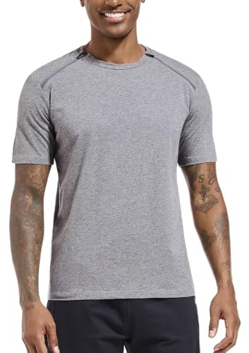 Landofgenie Unisex Post Shoulder Surgery Shirts Recovery Short Sleeve 2 Side Zippers Off Chemo Clothing, Gray, M