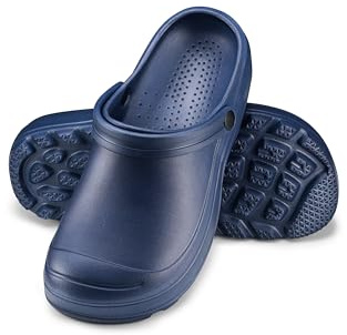 ESTRO Ciabatte da Giardino Uomo - Ciabatte Giardino Uomo Zoccoli Plastica Zoccoli Gomma F08 (43 EU, Blu Scuro)