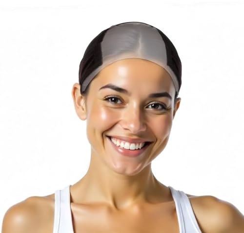 Adjustable Wig Cap for Women Lace Front with Grip Band Velvet | Soft velvet material,wide lace front design for natural hairline,adjustable strap fit most head size,keeps wig secure all day