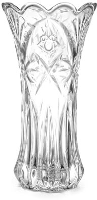 Glass Vases for Flowers, 20cm Large Vase Set, Minimalist Decorative Crystal Glass Vase, Thickened Clear Tall Flared for Home Floral Arrangement Centerpieces Living Room,Kitchen,Bedroom,Office, A