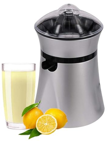 Exprimidor de caña de azúcar, exprimidor de limón eléctrico, exprimidor de naranjas multifuncional, exprimidor de naranjas de doble cono, apto para pomelo, naranja y limón.