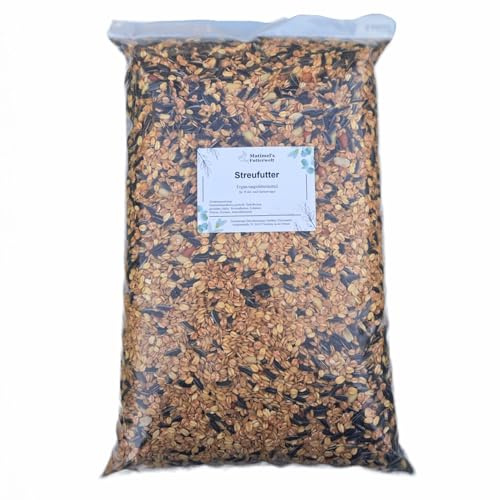 Matimels Futterwelt Streufutter für Vögel, Vogelfutter Premium Futterqualität (25 Kg)