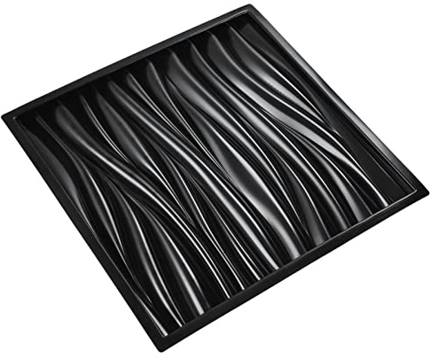 Haofy Stampo per Muro di Cemento Forma 54 Cm ABS Riutilizzabile con Motivo a Grana Ondulata per Decorazioni Domestiche - Strumento Professionale per Colata di Cemento per Progetti Fai da Te Interni