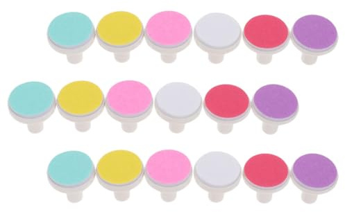 ARTIBETTER Têtes de Meulage pour Ongles de Bébé, 18 Pièces pour Lime Électrique, Accessoires Sûrs et Solide pour Manucure Bébé, Outil de Soin Doux pour Ongles Sensibles, pour Usage Quotidien