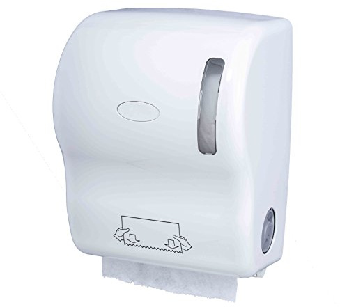 Distributeur Papier - Distributeur - Distributeur essuis Mains - Essuie Main - Serviette en Papier pour Mains - Distributeur essuie-Mains - Rouleaux - Blanc - Plastique ABS