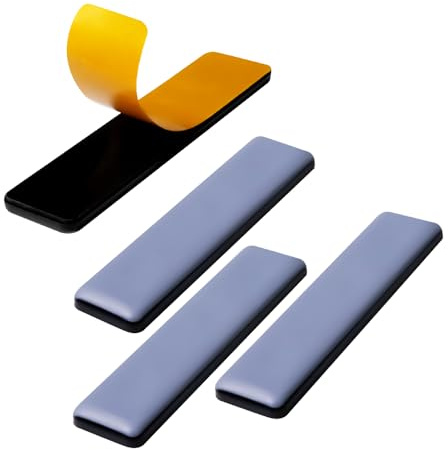 4 feltrini adesivi per mobili per moquette e pavimenti in legno duro (rettangolari, 25 x 100 mm)
