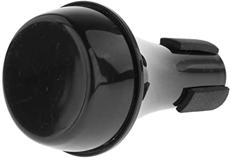 Einfache Installation Trumpet Straight Trumpet Mute Silent for Performance, Schwarz