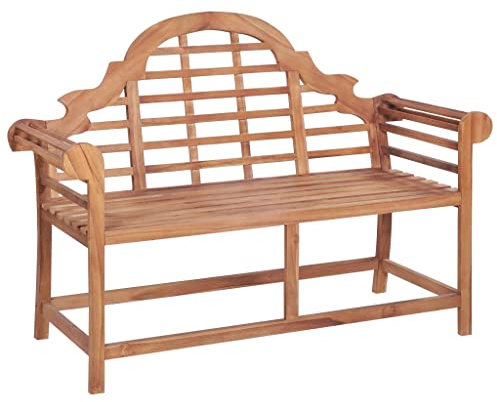 vidaXL Trädgårdsbänk 127x58,5x92,5 cm massiv teak, träbänk, utomhusbänk, utebänk, träbänkar, utomhusbänkar, utebänkar, trädgårdsmöbler, utemöbler