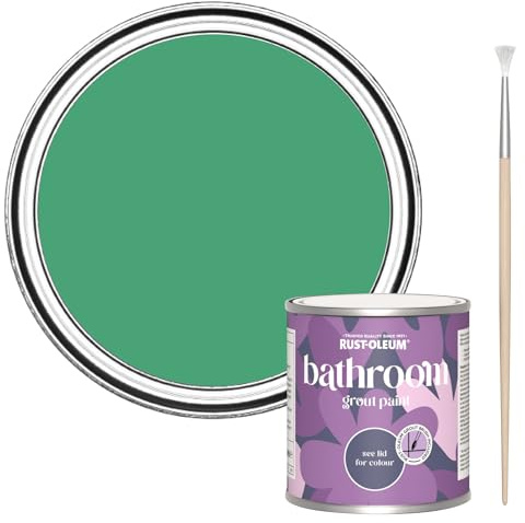 Rust-Oleum Mould-Resistant Green Bathroom Grout Paint -Emerald 250ml