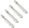 STFALI Tendeur Cable Inox pour Cable Inox 4mm, 4 Pièces et clé en L-Tendeur de câble Métallique de Câble en acier Inoxydable pour Fixation Haubanage