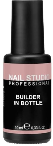 Nail Studio Builder-in-bottle, Base Semipermanente Unghie, N. 4, 10 ml | Viscosità Medio Alta, Con Fibre Di Vetro E Vitamine, Prodotto Sicuro 7-Free