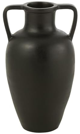 Vase avec Anses Amphore 48cm Noir
