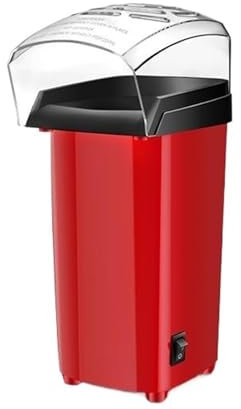 UQACHG Machine à Pop-Corn, Machine à Pop-Corn rétro, Machine à Pop-Corn à air Chaud, Pop-Corn Commercial à air Chaud 1300 W avec Tasse à mesurer, éclatement Rapide, pour Les fêtes de Noël et Les s,A