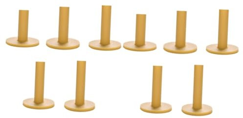 KOMBIUDA 10stücke Teiliges Golf Tees Aus Weichem Verschiedene Praktische Ballhalter Für Außenbereich Langlebig Und Leicht Zu Transportieren