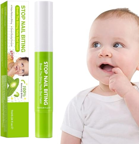 Stop mangiarsi le unghie per bambini Soluzione Amara Portatile Anti | Liquido Amaro Unghie 7 ml Anti Succhiamento Pollice Per Bambini Giovani Adolescenti Adulti Uomini Donne Casa Viag