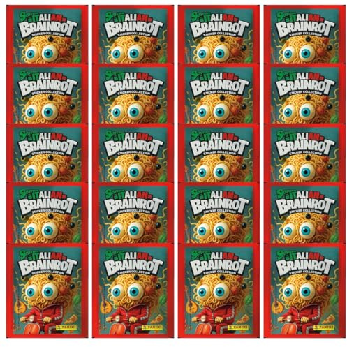 Sticker Kollektion 2025 „Skifidol Italian Brainrot“ | 20x Stickertüten