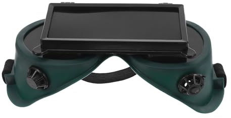 SEWOART Lot de 2 Lunettes de Soudage Électriques à Double Flip, Protection Anti-éclaboussures en Plastique, Étanches, Bandeau Confort pour Soudeurs et Travaux de Laboratoire, Protection