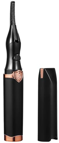 Abaodam Rizador de Pestañas Eléctrico Carga USB para Maquillaje Profesional, Dispositivo Calentador Portátil para Permanente y Ondas Duraderas