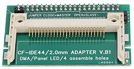 Cryfokt Convertidor Adaptador IDE de 44 Pines de para Aplicaciones Dos Compact Flash Verde
