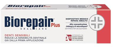 Biorepair Sensitive Teeth Tägliche Zahnpasta – 75 ml Tuben (4 Stück)
