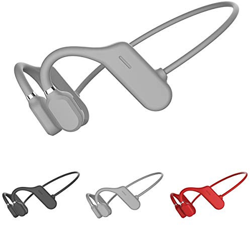 Queen.Y Casque de Conduction Osseuse Bluetooth Oreille Ouverte sans Fil HiFi Stéréo Écouteur avec Micro pour Le Sport Fitness Cyclisme Course Conduite Gym