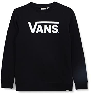 Vans Unisex-Kinder Classic Crew Sweatshirt, Black, L