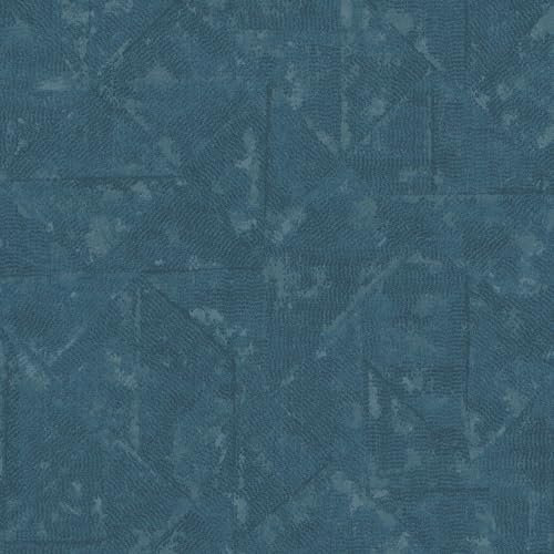 Exklusive Luxus Tapete Profhome 369751-GU Vliestapete leicht strukturiert Ton-in-Ton matt blau grau silber 5,33 m2