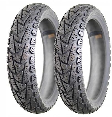 DELI TIRE Schlauchlos TL Motorradreifen M+S 120/70-12 Vorne/Hinten - Ganzjahresreifen 51 P für Rollerreifen und Motorroller SB-158 WINT BERG - Allwetterreifen für Roller - Winterreifen für Moped