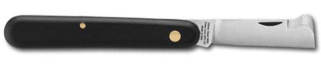 DUE BUOI 202 SUPER SIMPLY Coltello da Innesto per Mancini Professionale Alberi da Frutto e Giardinaggio Acciaio Inossidabile Böhler N690 Manico in Nylon Rinforzato