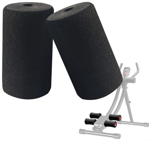 Zoegneer 2 rulli in schiuma per piedi, per palestra e fitness, per panca pesi a inversione e attrezzatura per esercizi in palestra (160 mm)