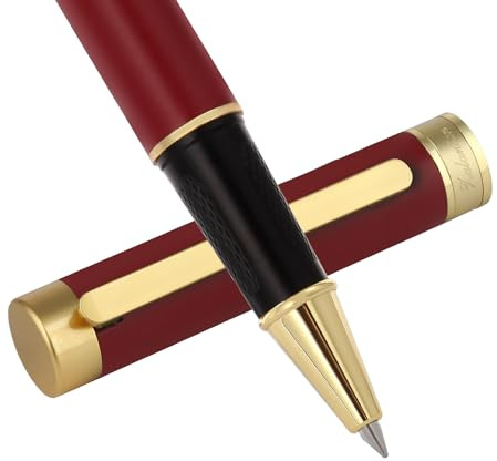 Zalantan Stunning luxury pen fancy pens nice pens for men pure copper heavy feel Office Executive Pen Professional Smooth Writing Pens for journaling with Gift Case and 2 Refills