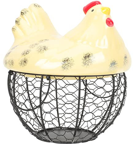 IMIKEYA Decorative Basket Multi-function Countertop Holder Mesh Wire Design for Kitchen Supplies for Home Restaurant Buffet and Party Storage
