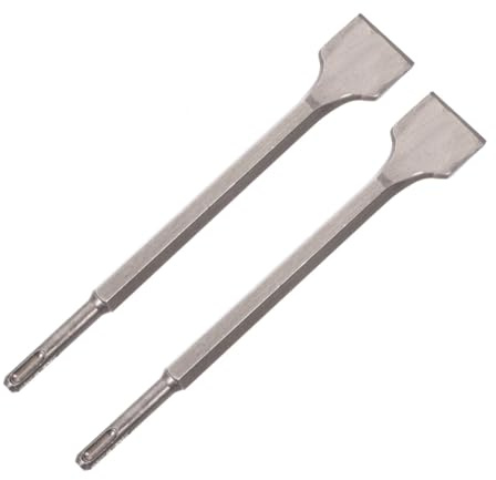 Veemoon 2piezas Cinceles Planos De Eléctricos Hexagonal Para Taladro Accesorios Para Martillo Eléctrico