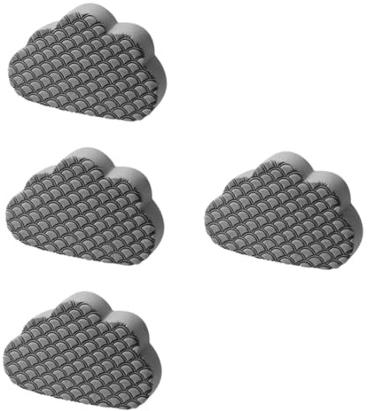 Healeved 4pcs Kitchen Countertop Wiper Non-Scratch Scrubbing Pad Replaceable Washing Sponge for Mirror Cleaning for Bathroom Floor and Glass Surfaces