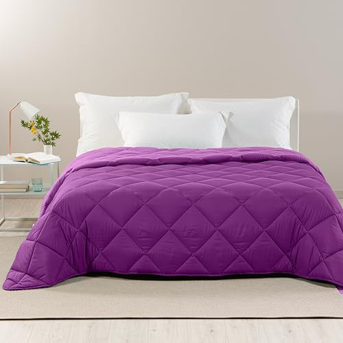 Caleffi - Piumone Matrimoniale Invernale 260x265 cm - Trapunta Matrimoniale Invernale per Inverno e Mezza Stagione - Copriletto in Microfibra Caldo e Morbido - Piumino Autunnale Made in Italy