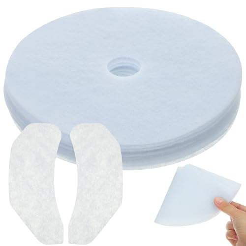 MAGICLULU Dryer Filter, 12PCS White Cotton Exhaust Filter Set for Home | Universal Intake Filter Screens for Laundry Tumble Dryers, Efficient Lint Filter Replacement Pads, for Bathroom